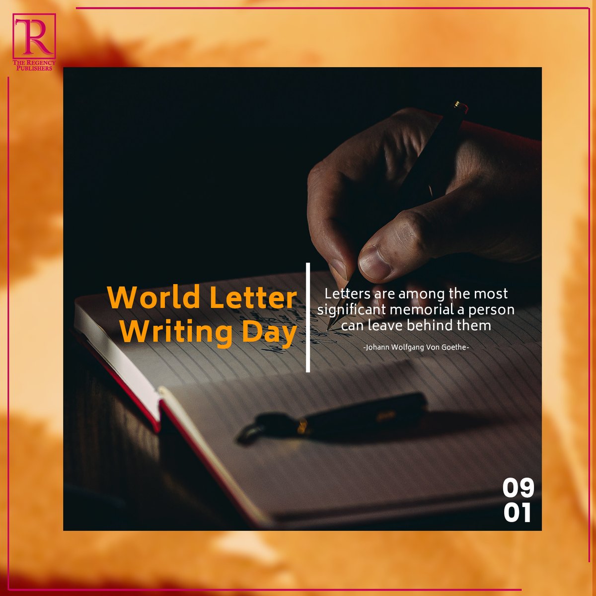 TheRegencyPubUs's tweet photo. Handwritten letters are intimate and it's personal. Your words convey the letter's emotional tone, and it is something you keep and treasure. A text can be deleted, but a letter becomes a tangible memory you can touch and feel. #TRPUS #TheRegencyPublishers #thoughtfulthursday https://t.co/pRrrD1QmOp
