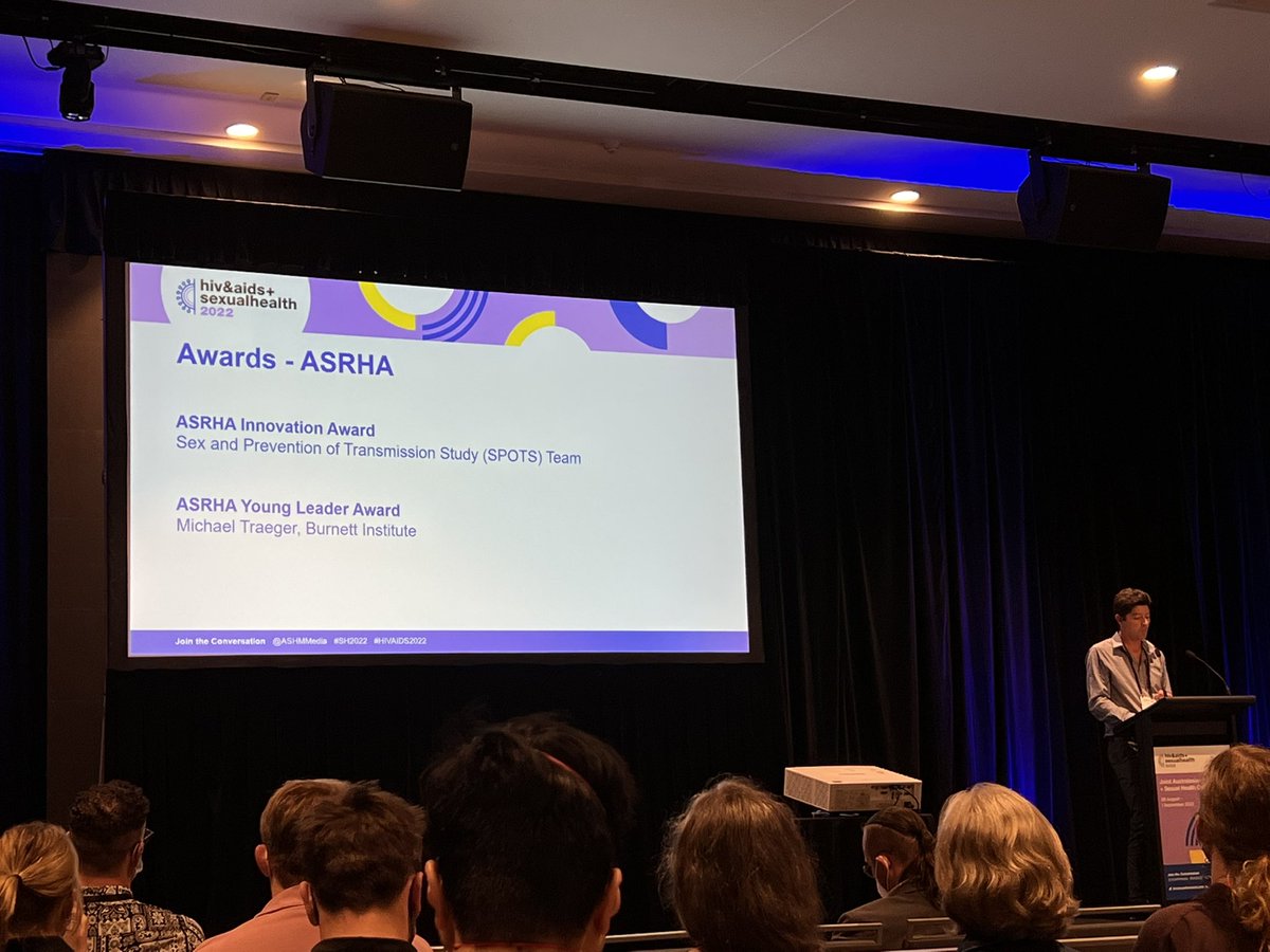 UmActuallyTony's tweet photo. Spotted the SPOTS team (@AucklandUni @FMHS_UoA) winning the ASRHA Innovation Award at @ASHMMedia Conf 2022! I’m SO proud of the work we’ve achieved so far &amp; what an honour to receive this international recognition! 🎉🥳

#SH2022 #HIVAIDS2022 #BloodDonation @CameronLeakey https://t.co/LEtWYR9EEX