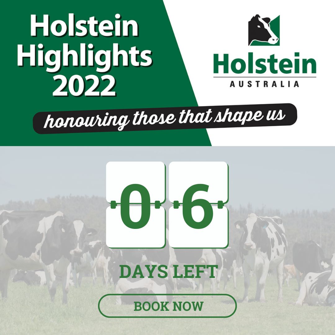 Been meaning to book in your ticket for the Holstein Highlights Annual Dinner, but haven't quite gotten around to it yet? 🤭 This is your REMINDER to get it booked in! 😉 To book call Deanne Kennedy on 0419 878 055.