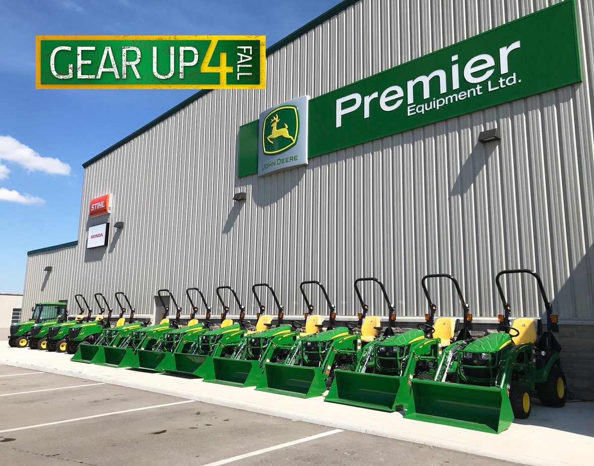 PremierEquip1's tweet photo. We have stock! 0% for 60 months financing + factory incentive available on all compact utility tractors! Talk to your local Premier Equipment for more info.
#johndeere #compacts #fall #landscaping #utilitytractor #tractor #ontag https://t.co/hBd01Kv7tP