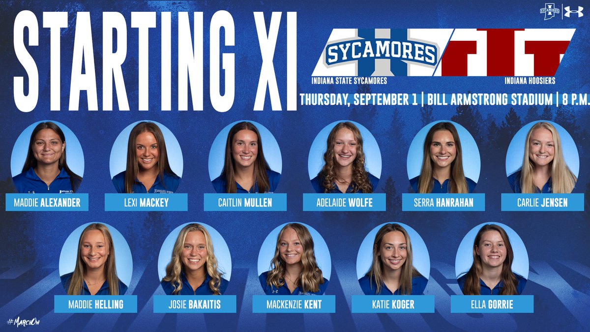 IndStSoccer's tweet image. We are ready to go in Bloomington! 

Here is tonight's starting lineup ⬇️