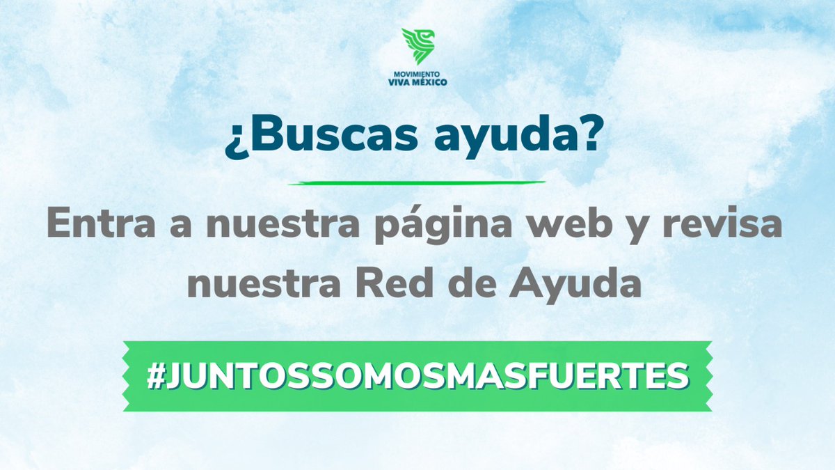 MoVivaMexico's tweet photo. Entra a nuestra página web, localiza nuestra Red de Ayuda y busca a las personas y #organizaciones que están cerca de ti para el servicio que solicites.
Link 👉 https://t.co/Zv0dy09hEV
@EVerastegui @Ferdinardr
#MovimientoVivaMéxico #juntossomosmasfuertes #RedDeAyuda #Help #ayuda https://t.co/Dbhg07RKSk