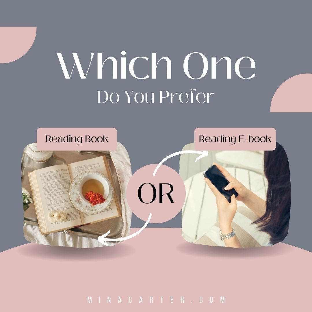Are you an ebook reader or a book book reader? Me... I'm equal opportunities when it comes to reading, I skip between both! :)

#lovereading #reader #bookworm #amreading #minacarter