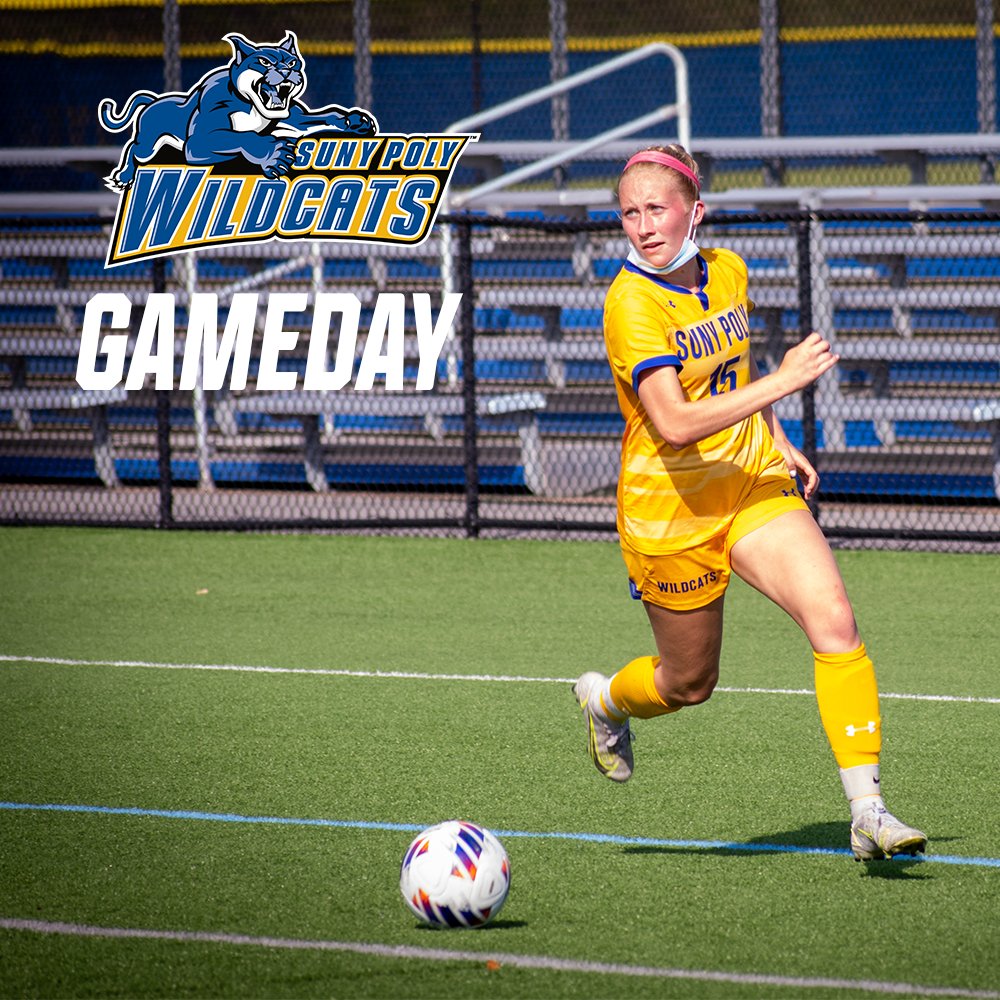 PolyWildcats's tweet photo. #PolyGameday🟡🔵⚽
Women's Soccer travels across town to Utica University for the 2022 season opener!
🕖 - 7:00 PM
📍 - Utica, N.Y.
📺📊 - https://t.co/UfdRrTv22d
#PolyWSOC #d3soc https://t.co/ITVu50wzGP