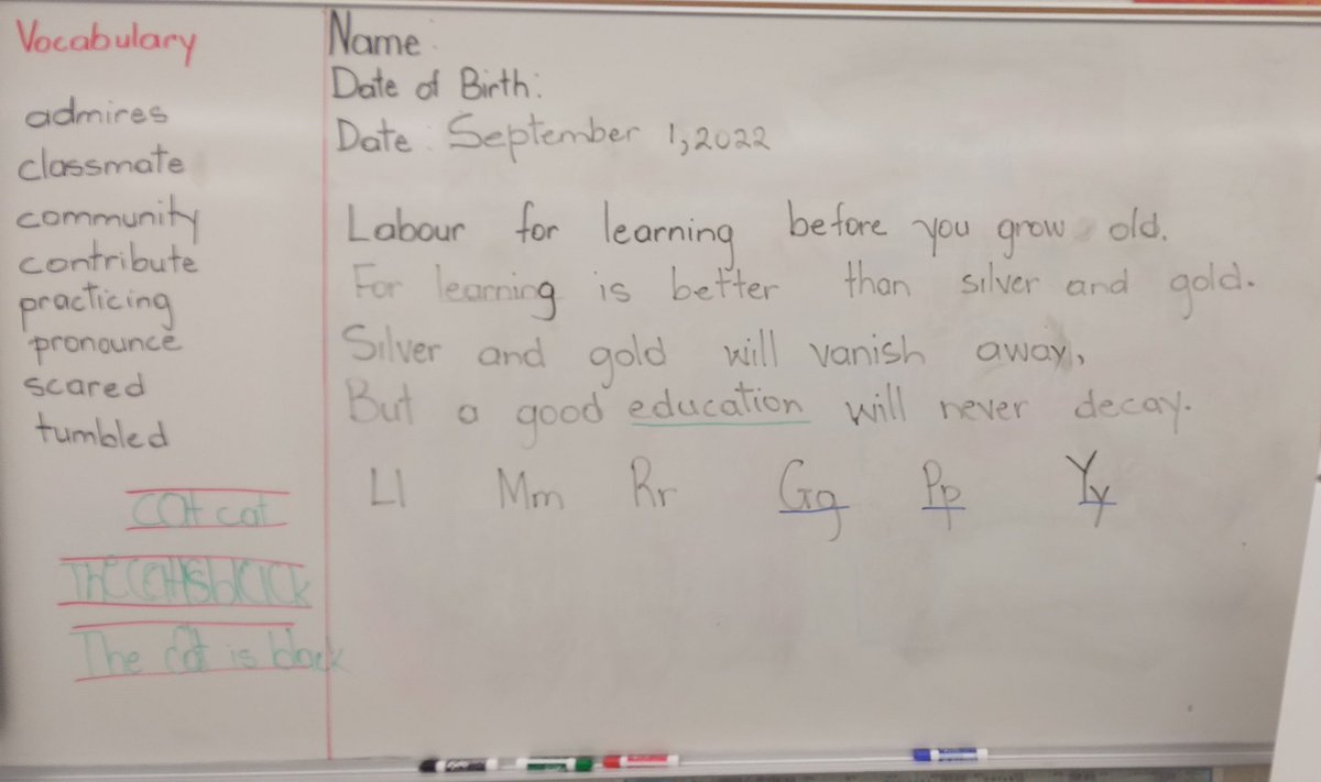 Not clear.  I'm teaching in a different country but it is the same lesson. It never gets old