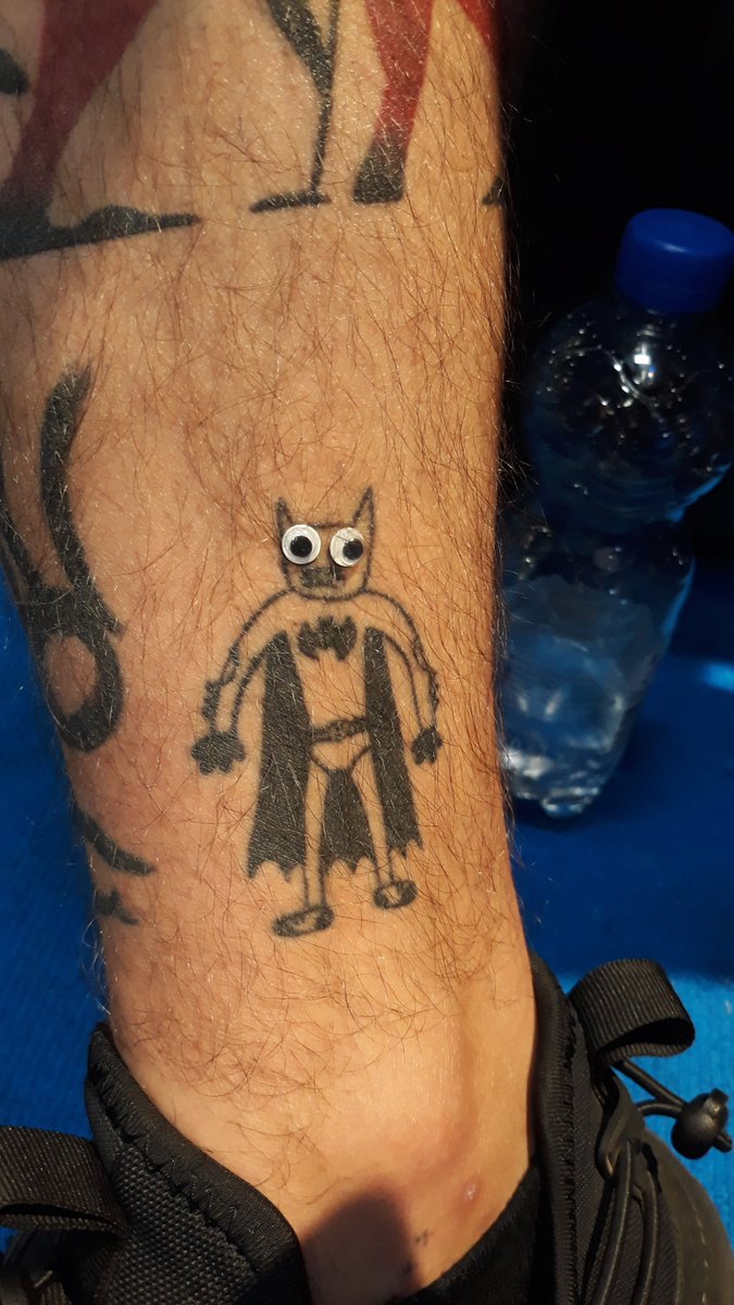 RainbowRatArt's tweet photo. #googlyeyeschallenge #googlyeyes #googlyart #batman #ghibli #cat #dinosaur #marsvice #gamescom #volunteer #hairylegs #devcom #IAB #indiearenabooth #iab #iab22 #tatoo #iab2022 #gamedev #ALLTHEFUCKINGHASHTAGS https://t.co/HfVAkCxt7L