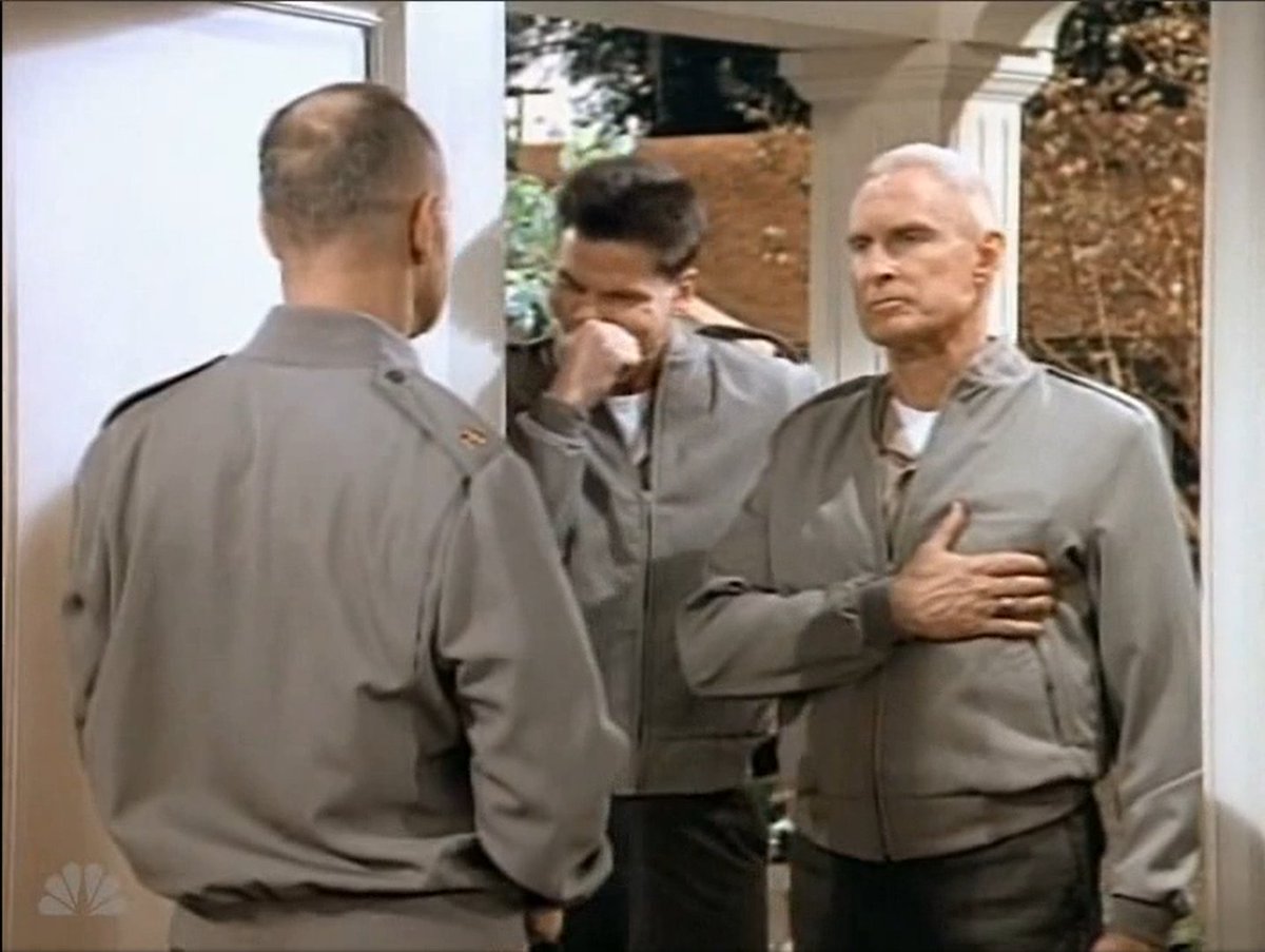 televisionaryZW's tweet photo. 9096. #MajorDad "Polly's Pen Pal" - This is an old fashioned show, like it doesn't feel like it exists in 1991. There's plots in this about pen pals & "Women's Lunches" and it just feels like it's 20 years earlier. But I suppose that fits w/the military setting. Cute ep. (B-) https://t.co/TEoQBS1Oza