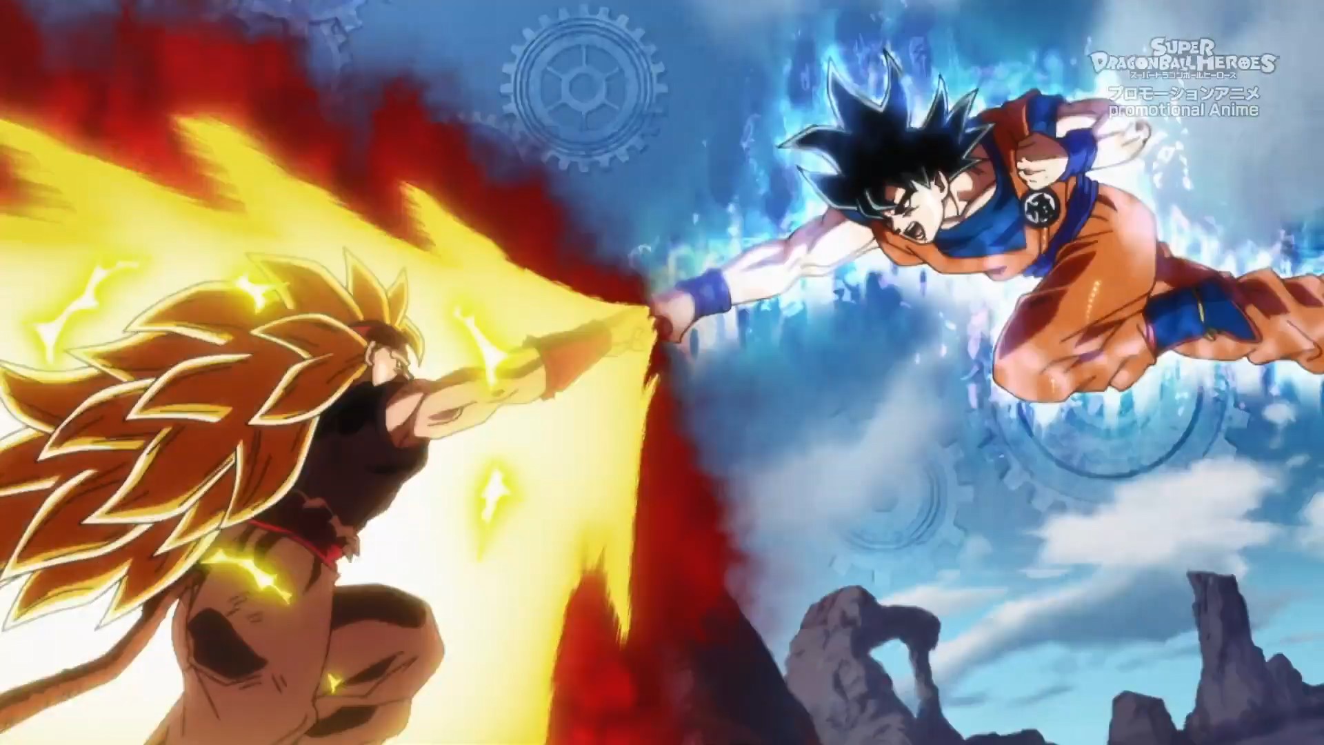 Kami Sama Explorer - Dragon B - Goku e Bardock fazem o Kamehameha