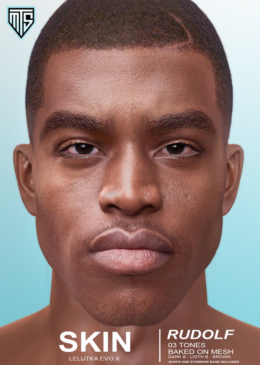 MTSDesigner2's tweet image. MTS STORE - RUDOLF SKIN  [LELUTKA EVOX]
Hello brothers my new skin Rudolf
Taxi: bit.ly/3psJsmy
#SecondLife