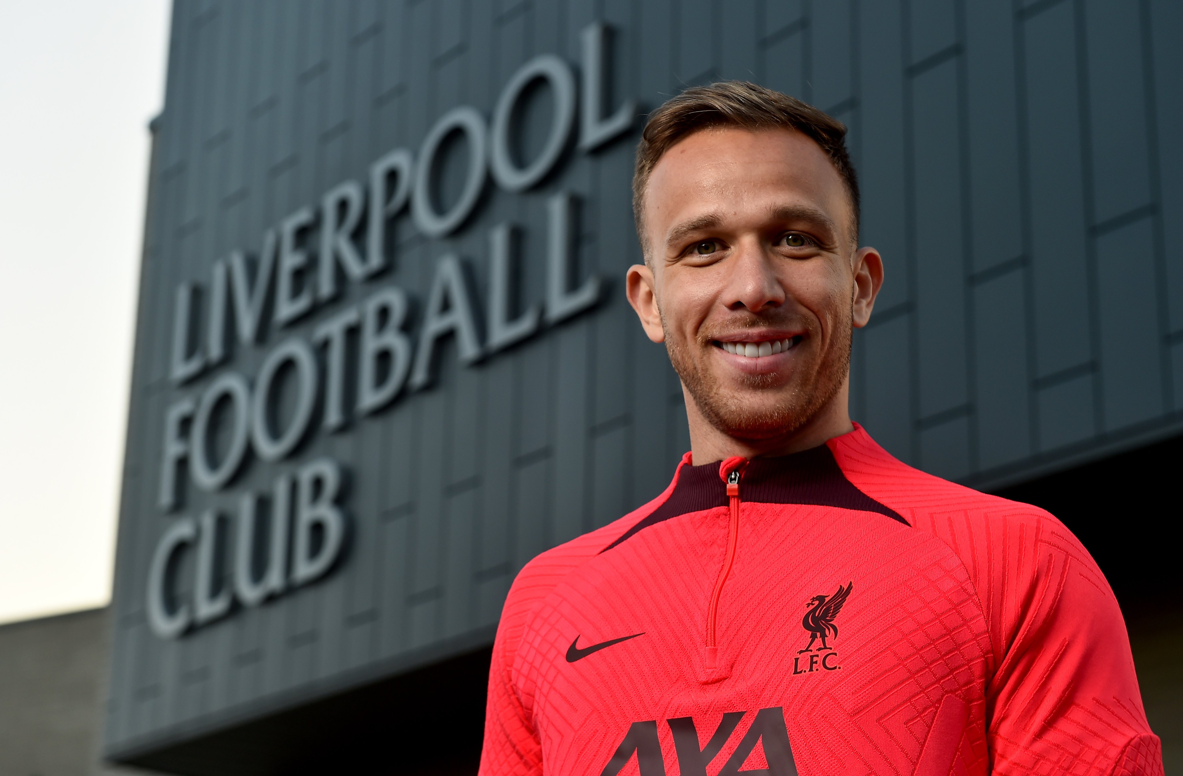 Arthur Melo at the AXA Training Centre.