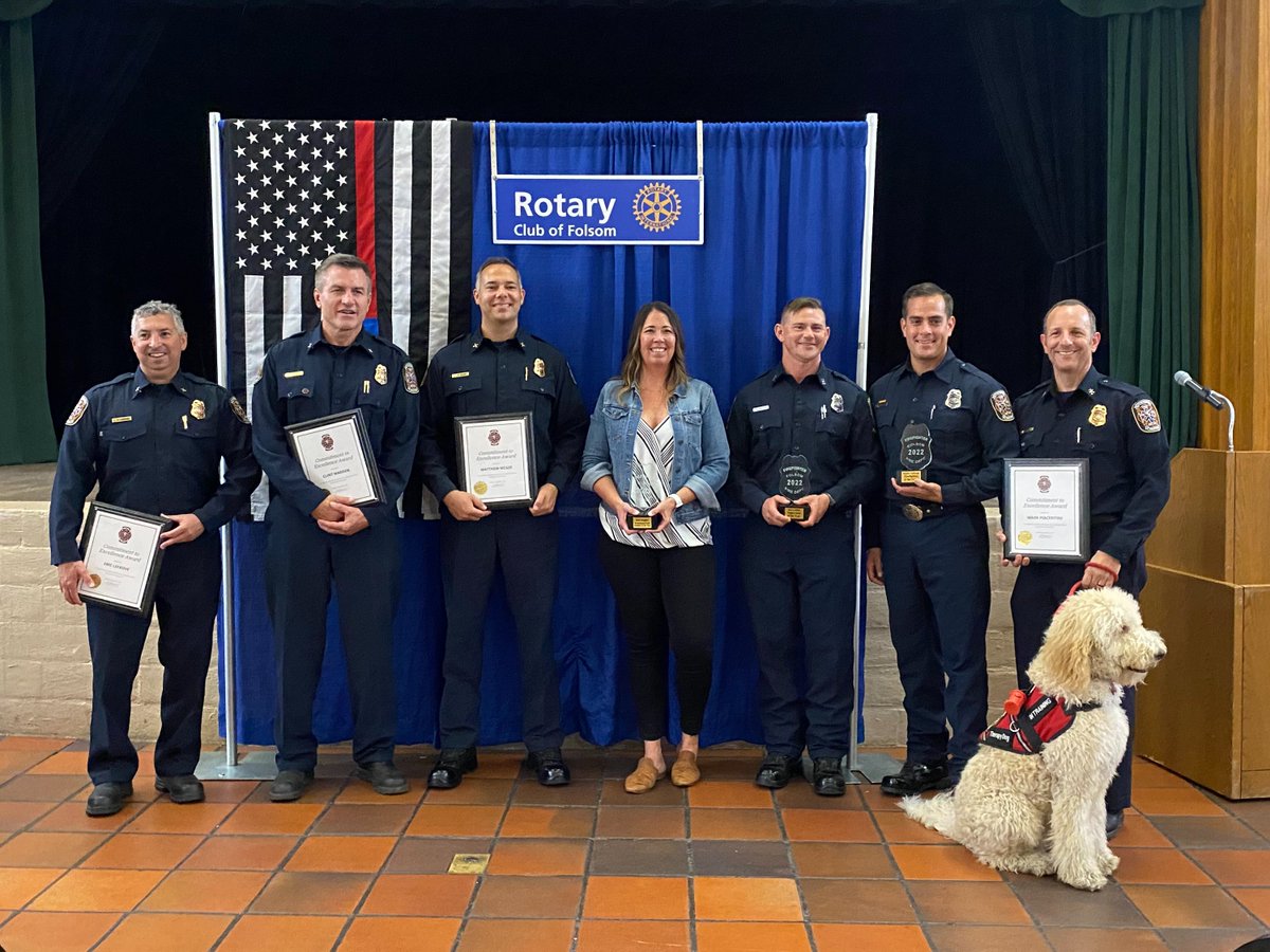 Thank you, Rotary Club of Folsom and Sierra Chaplaincy, for this fantastic day of recognition at the Public Safety Awards Luncheon.

Congrats to our employees, and thank you for your dedicated service.