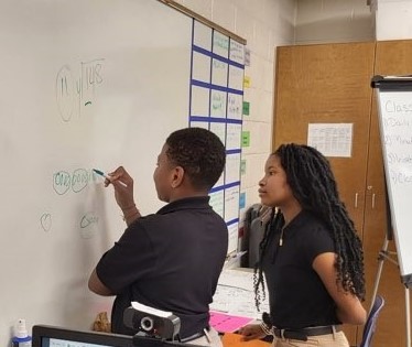 AzkelseyS's tweet photo. We are "MATHING" at AZ Kelsey!!! That Tina Moore is the best math teacher EVER!!!!!!!! https://t.co/KrzF40aHkg