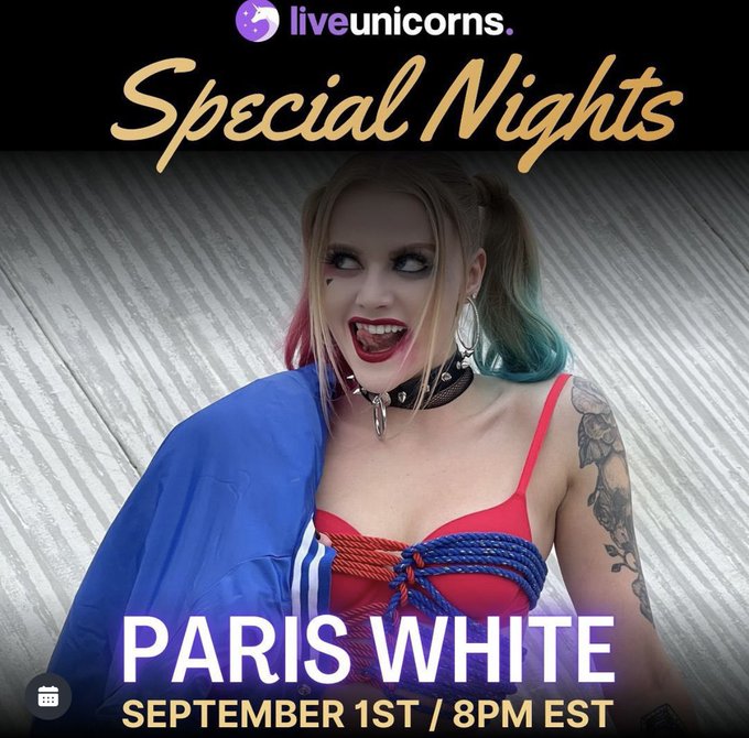 Join me this evening with @LiveunicornsP for a filthy LIVE show with me 🫦💦 https://t.co/dQvtDNZ5Ub<a class="tags" target="_blank" title="On Twitter" href="/?out=eyJ0eXAiOiJKV1QiLCJhbGciOiJIUzUxMiJ9.eyJpYXQiOjE3MjE1NDg0MDYsImlzcyI6InR3cG9ybnN0YXJzLmNvbSIsIm5iZiI6MTcyMTU0ODQwNiwiZXhwIjoxNzUzMDg0NDA2LCJyZWRpcmVjdF91cmwiOiJodHRwczovL3R3aXR0ZXIuY29tL0xpdmV1bmljb3Juc1AifQ.i80NiVzVkC0wh655CH61XDkN5ayJ_76029SZ1NUrgKfqm5FHdYuoBFD3NzbV8T2RM6cG2vSWvoS1FIPl2LOXvA">@LiveunicornsP</a>