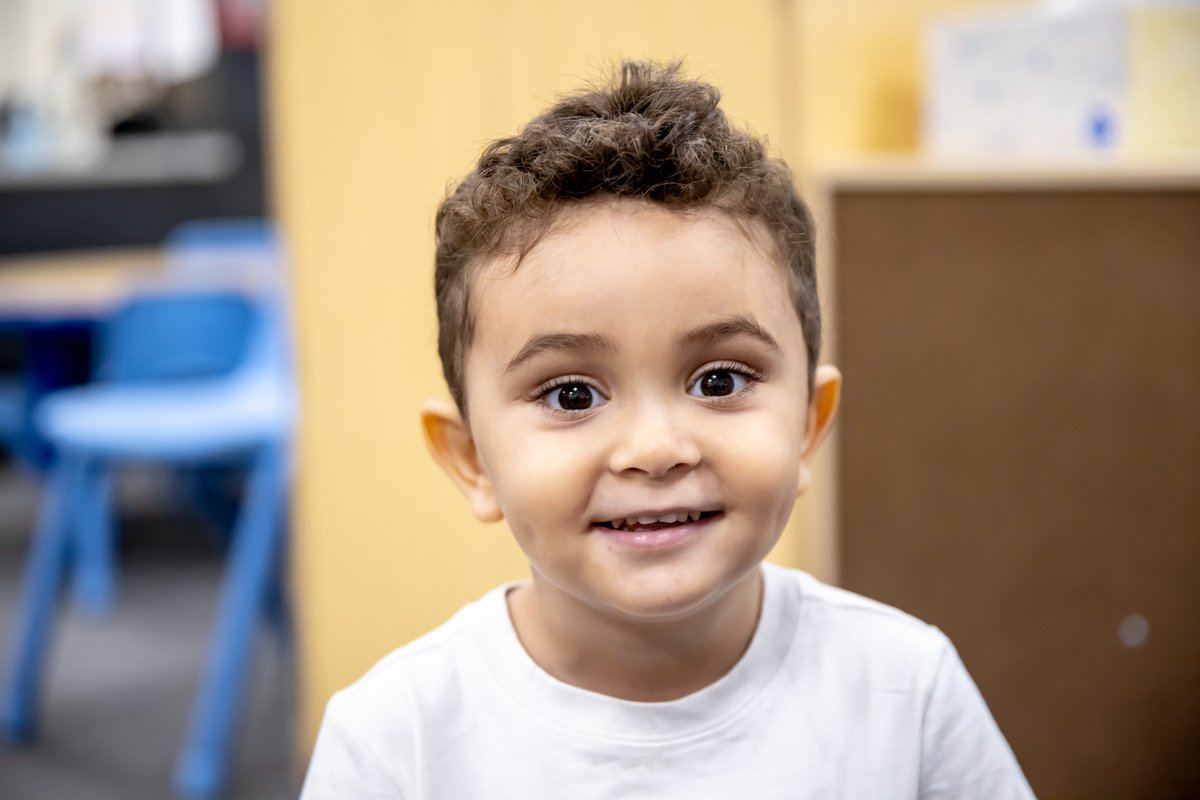 HCPSS's tweet photo. All. The. Cuteness! 🤗 Happy first day to our littlest ones as students in the HCPSS prekindergarten/RECC program started today! #HCPSSFirstDay #CelebrateHCPSS https://t.co/MTSn67DcLP