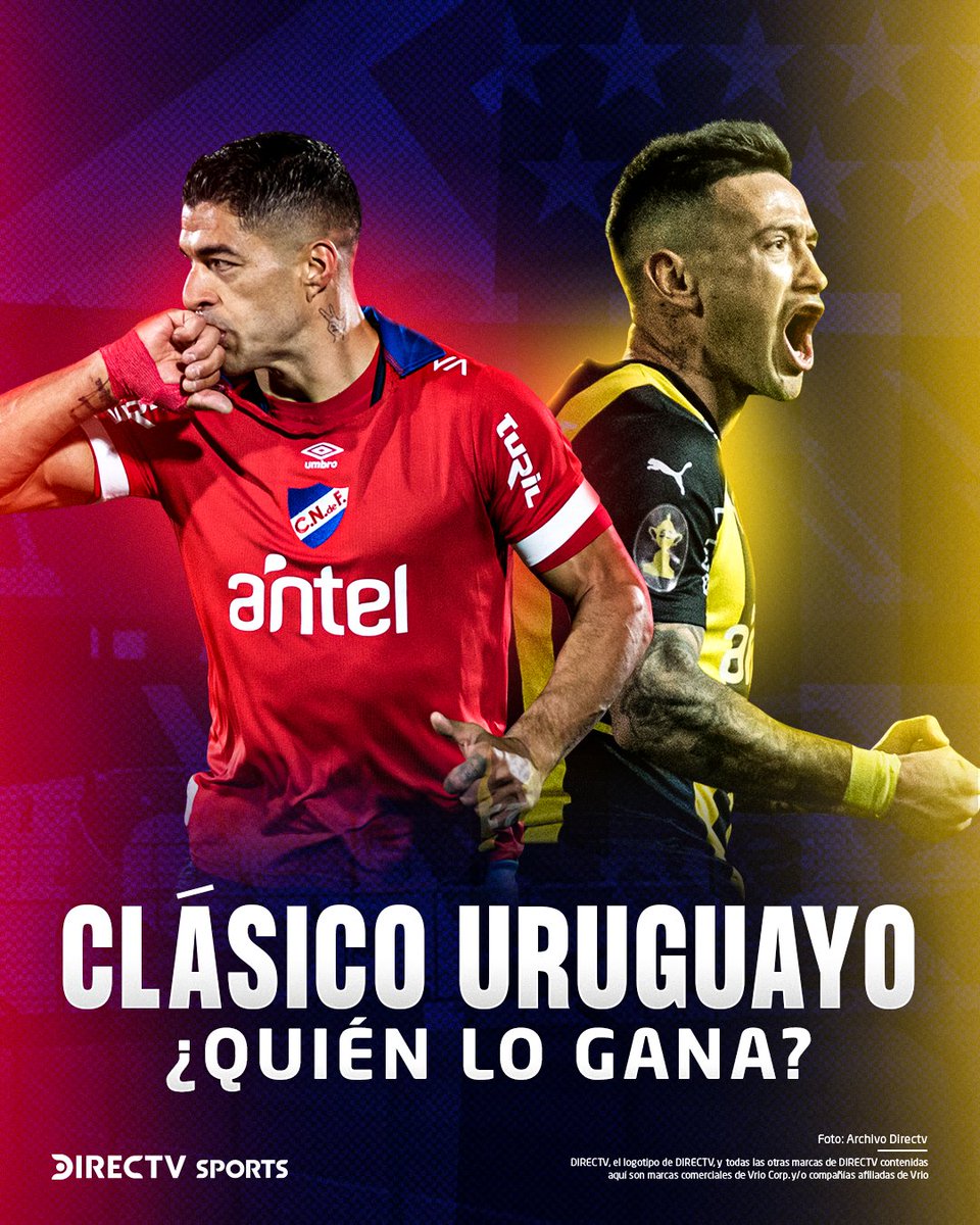 DSports's tweet photo. Nacional, en racha con Luis Suárez, está segundo. 

Peñarol busca encontrar regularidad.

¿Quién gana el domingo el Superclásico uruguayo?

🔁 EL MANYA
❤️ EL BOLSO https://t.co/TApI6BmZPO