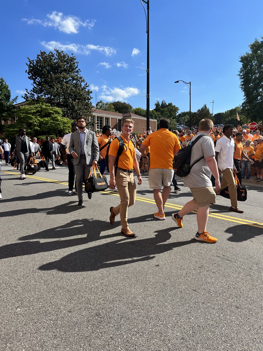 sidelineactions's tweet photo. We got to see Carson Whitehead in the VOL walk. So proud!!!
#pantherpride #volforlife https://t.co/DbGmr8G2d8