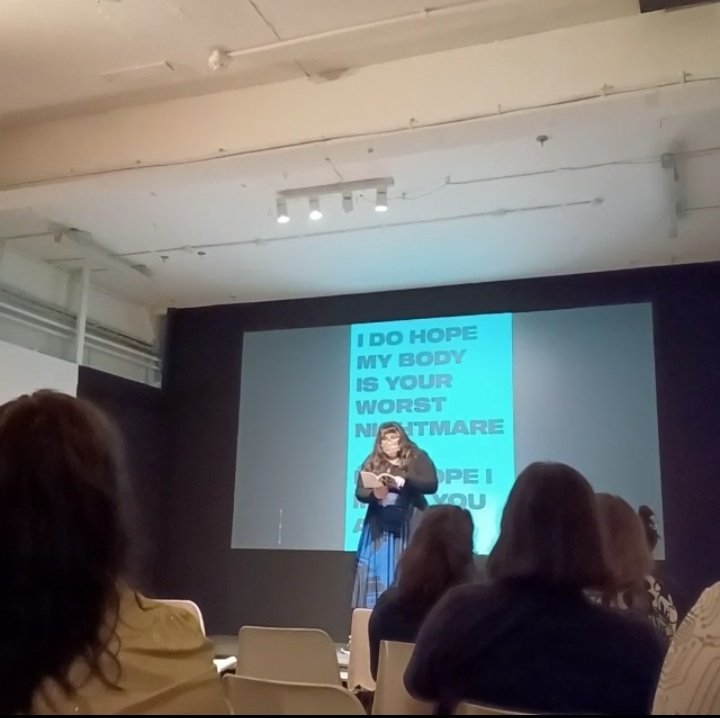 rurooie's tweet photo. Thank you so much to @emilyobrienlit and @bloomersart for a lovely evening at the launch of Fat Éire. I'm so thankful to have two poems included in a beautiful publication 🖤 https://t.co/qyI7EvmeQQ