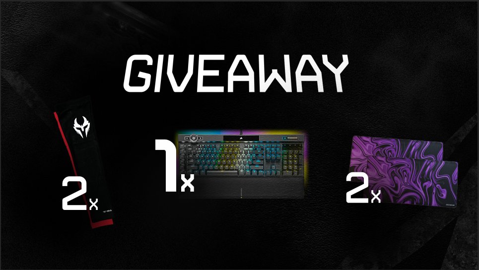 🎁 GIVEAWAY 🎁
----------------------------

1x Tastatur Corsair K100 RGB
2x Ovation Armsleeve
2x Argonpads
----------------------------

- liken + retweet
- <a href="/katooyoooo/">katoo</a> folgen
- <a href="/OvationEsports/">Ovation eSports</a> folgen
- <a href="/argonpads/">argonpads</a> folgen

----------------------------

 ☘️Ende 09.09.2022☘️