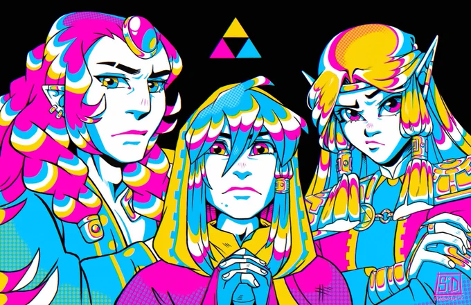 I haven't drawn them recently. I miss them [ancient loz au] 