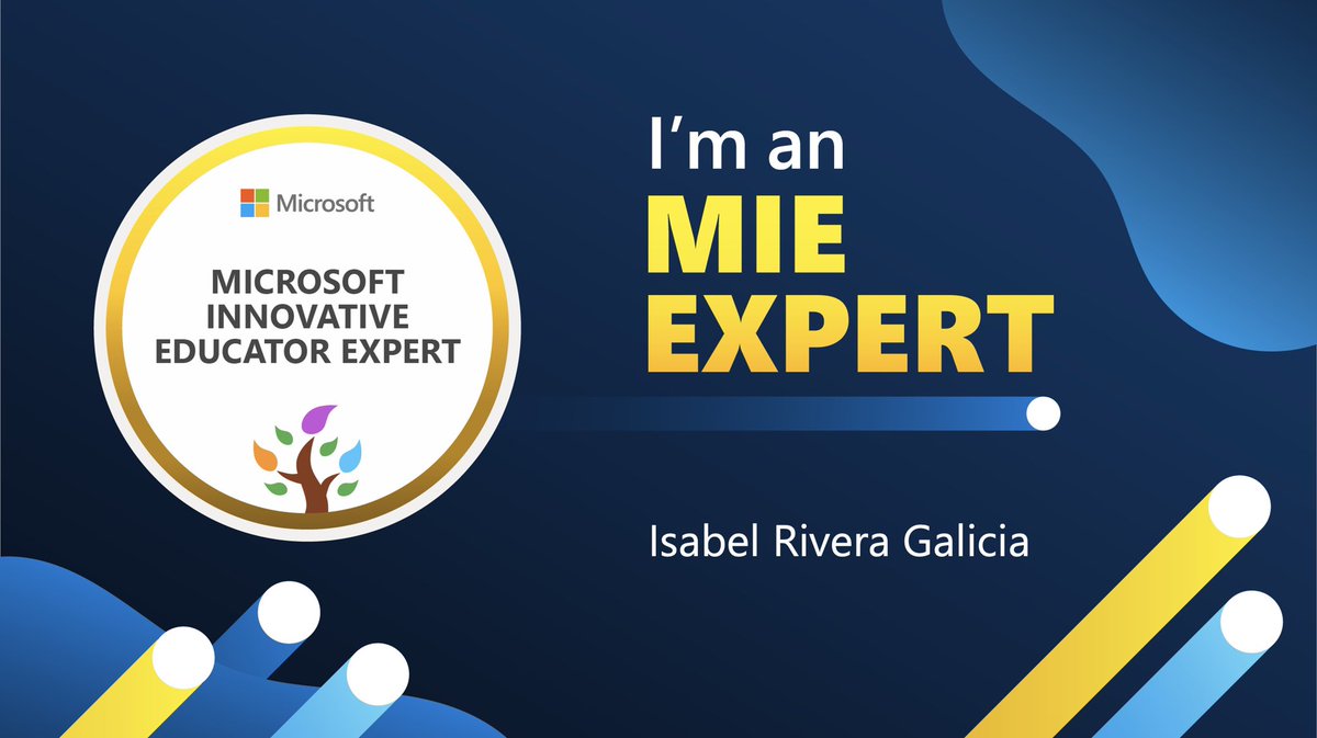 Iri_ga's tweet photo. Este curso va a ser emocionante. Encantada de haber sido seleccionada como experta en MIE para el curso 2022-23 #MicrosoftEdu #MIEExpert2022_2023 https://t.co/cdpwmCQeYo