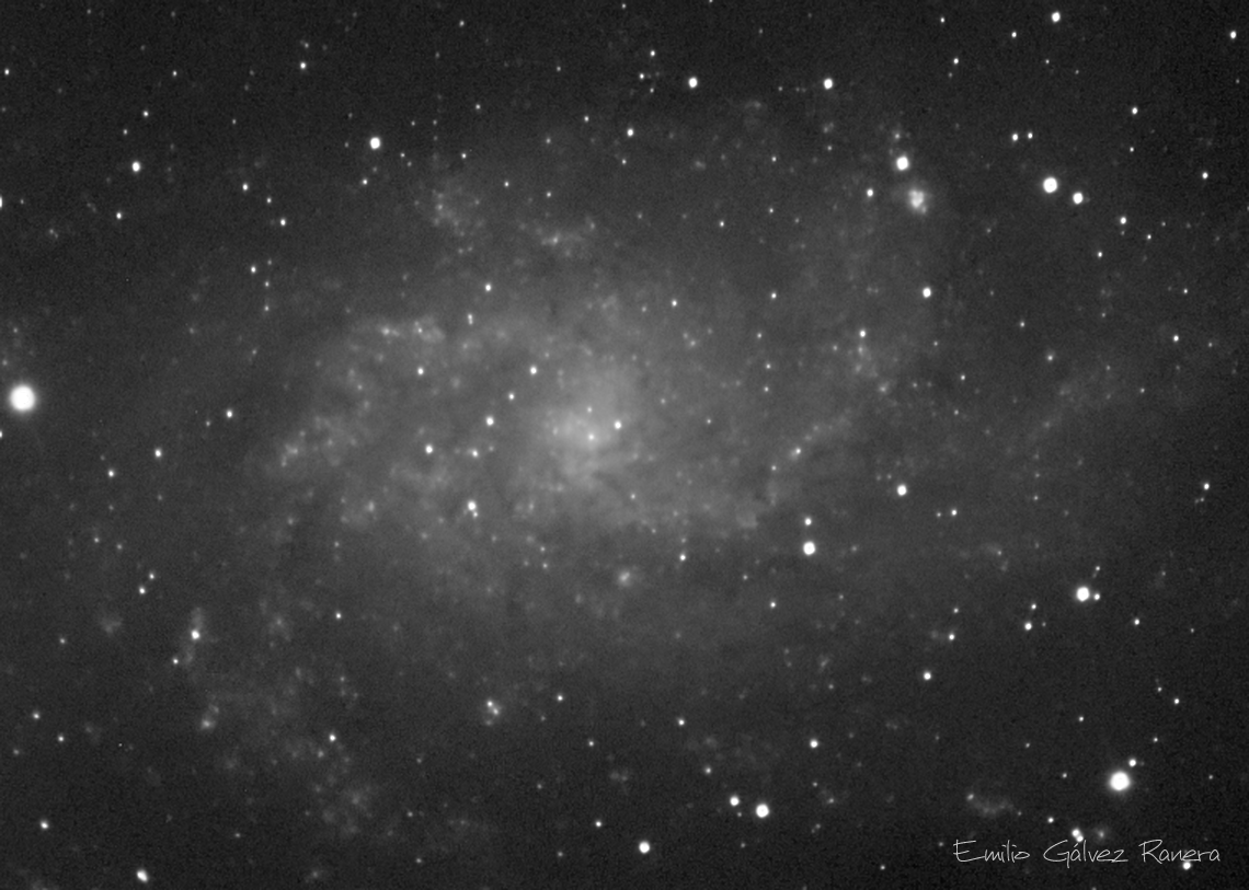 BosonDeGeek's tweet photo. M33 con el ED80 y la viejita Atik 16 IC-S. Exposición total de 16,5 minutos en tomas de 90s desde el camping en Gargantilla de Lozoya 30/08/2022 https://t.co/hVBph63QHD