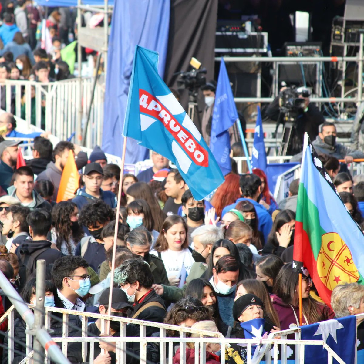 Cierre de campaña del Apruebo en Santiago