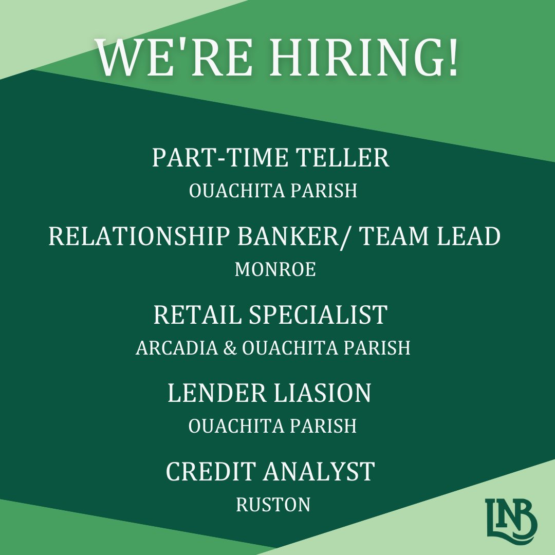 TheUncommonBank's tweet image. Do you have excellent customer service skills, high attention to detail, and thrive in a fast-paced environment? Then come join our team! Go to ln.bank/careers to apply.