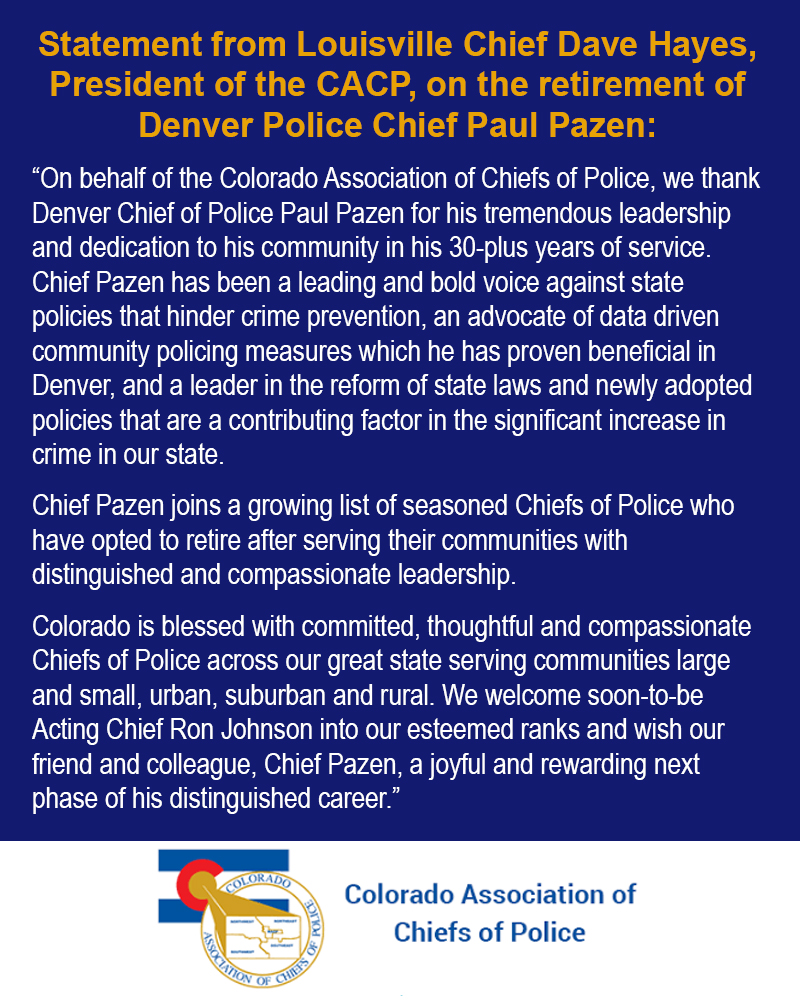 Colorado Association of Chiefs of Police tweet media