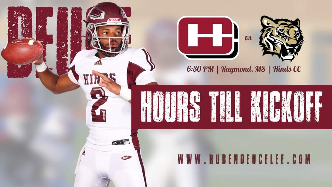 RubenDeuceLeeII's tweet photo. 🏈 2-HOURS TILL KICKOFF‼
🆚 Northeast CC
🏟 Gene Murphy Field at Joe Renfroe Stadium
📍 HOME | Raymond, MS
⏰ 6:30 PM
💻 https://t.co/Q0PuSa63pF
#deuce2 #humblebeginnings #HindsCCFootball https://t.co/6EEYfHQunT