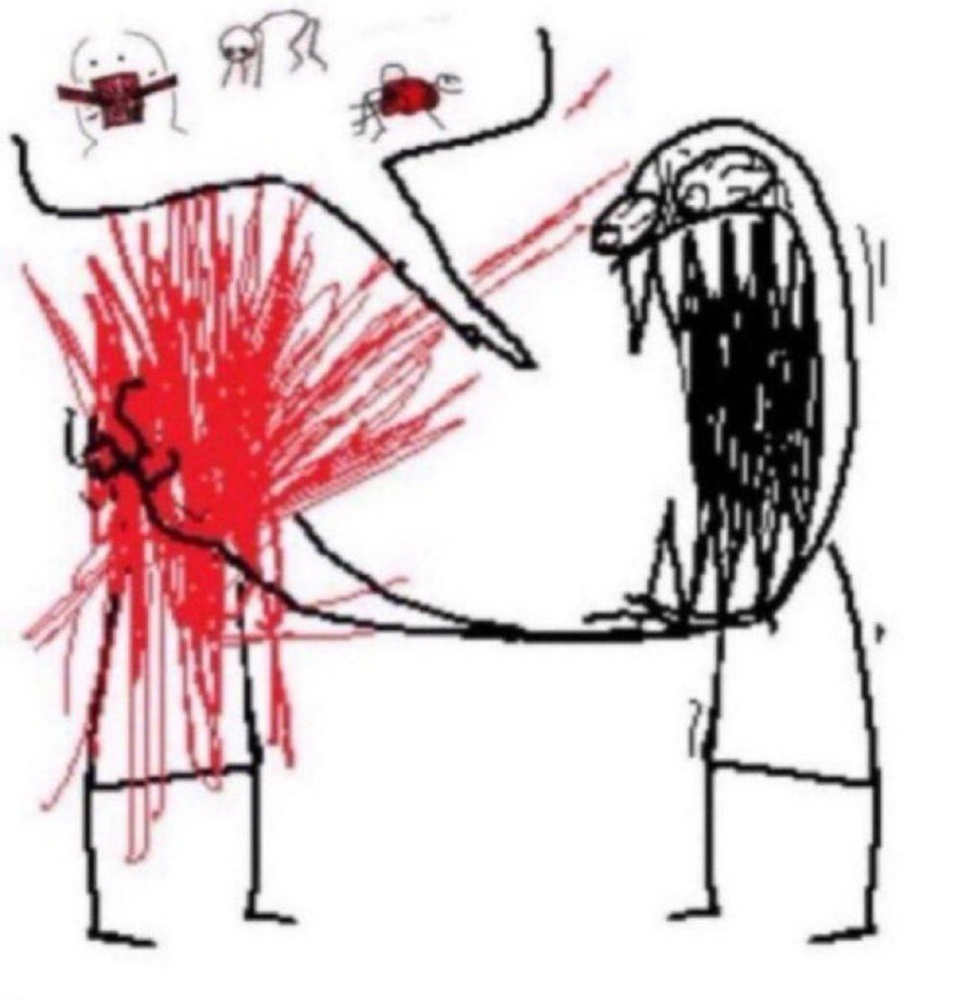 almxx0__'s tweet photo. las trastornadas y yo cuando otra le habla https://t.co/oHSnymH3mX