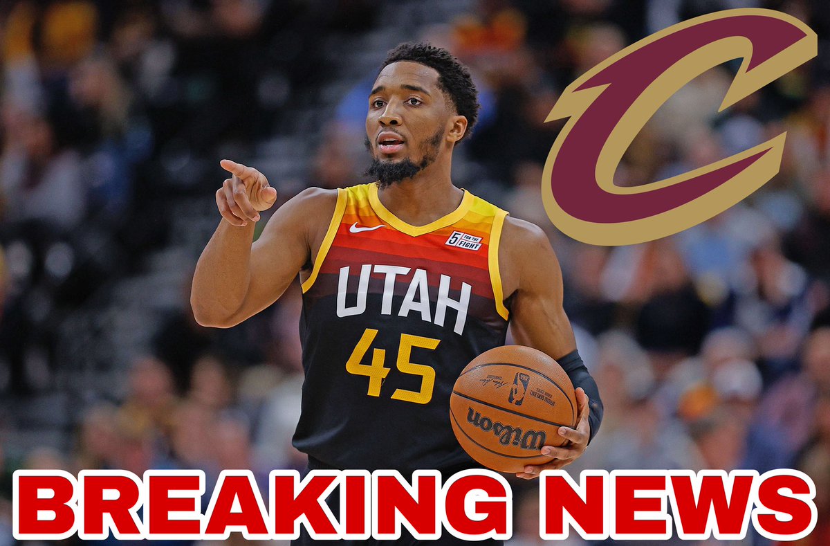 AllSportTalkAST's tweet photo. Breaking News: Cleveland Cavaliers have acquired Donovan Mitchell from the Utah Jazz in exchange for  Lauri Markkanen, Ochair Agbaji, Collin Sexton, three unprotected first-round picks and two pick swaps. What do you think about the trade? #nba #cavs #jazz #NBATwitter https://t.co/IdhWBvDeMt