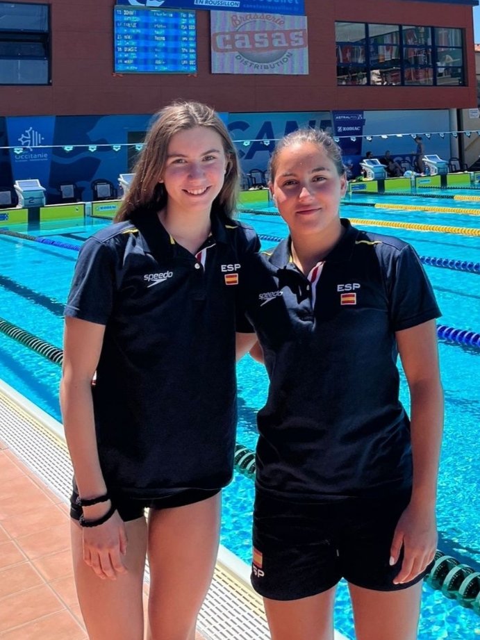 GSDcdeportivo's tweet photo. CAMPEONATO DEL MUNDO JUNIOR: ¡JIMENA RUIZ SÁNCHEZ y MARÍA RAMOS NAJJI clasificadas para las semifinales en la prueba 100 Braza femenino! Las podremos seguir en directo en el siguiente enlace: https://t.co/V8L6JjA1c2
¡Enhorabuena chicas y a por ello! https://t.co/ILmlLNYn1S