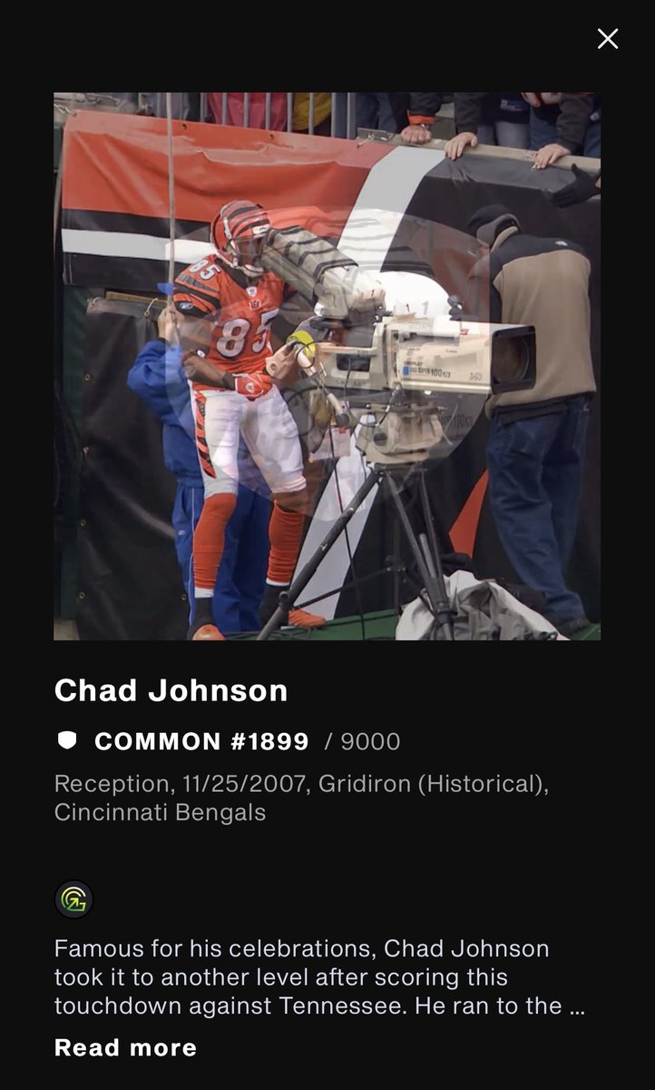 jayfo_jerz's tweet photo. So excited to have just pulled this @ochocinco moment on @NFLALLDAY! I remember when this happened growing up. https://t.co/Sn8hu4YJZh