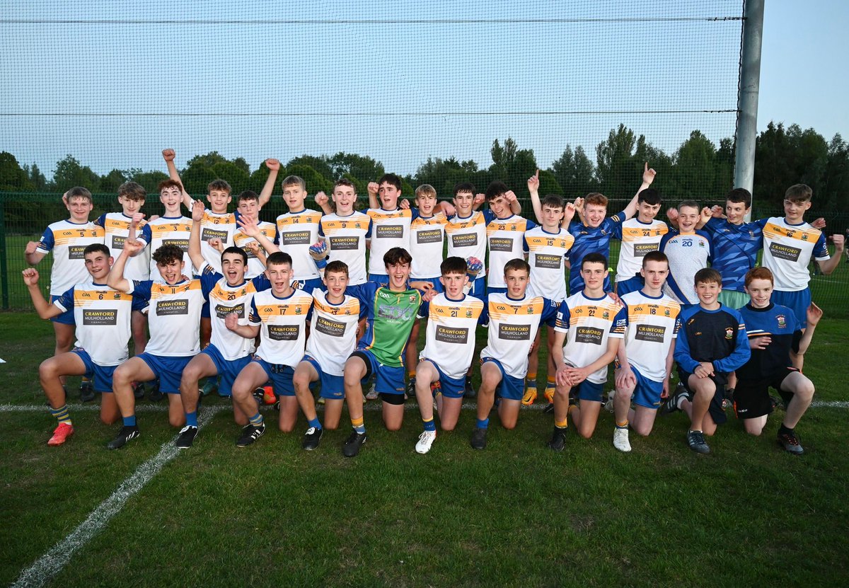 Congratulations to our U15 Footballers as they reach All County Final.

Naomh Brid u15 footballers took their chances to edge home in their Championship Semi Final against St Pauls, at a near capacity Musgrave this evening.

facebook.com/stbrigidsbelfa…