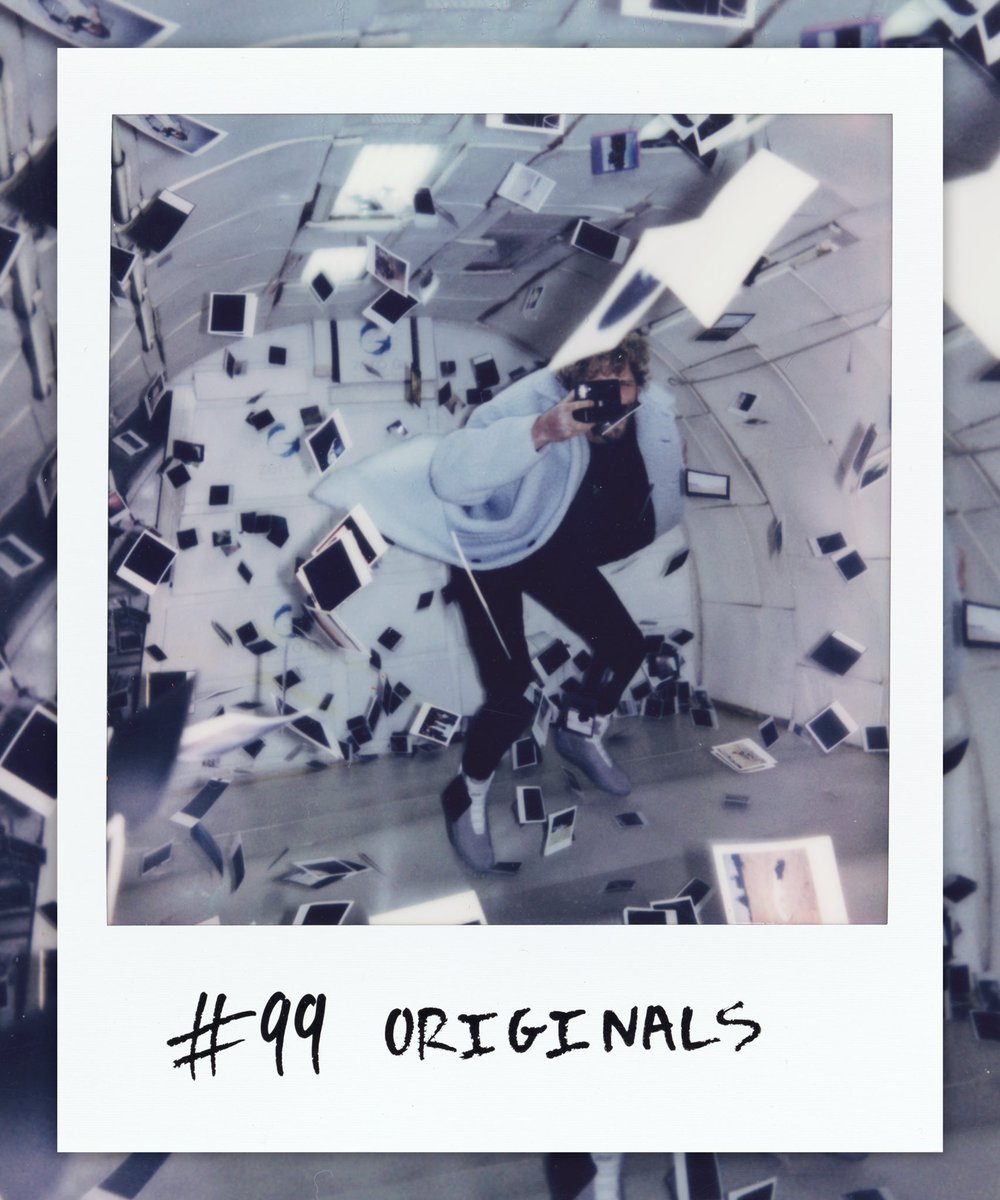 #99 ORIGINALS The last Polaroid of my #99Originals photography project, taken in Zero Gravity originals.com