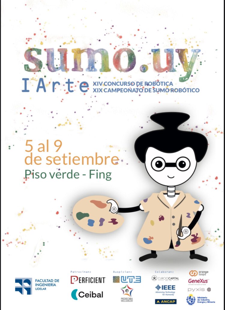 La semana que viene arranca el sumo.uy. Todas y todos invitados a participar y/o venir a ver! Durante toda la semana tendremos charlas y competencias. Pueden ver el programa en sumo.uy/programa-2022 <a href="/Udelaruy/">Universidad de la República</a>
