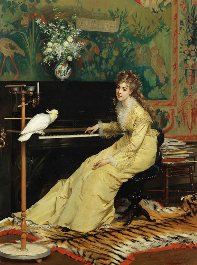 MistyMissChrsty's tweet photo. National Piano Month~ September 1

Woman at the Piano with Cockatoo by Gustave Léonard de Jonghe
1870 / Oil on wood panel / 26″x18 4/5″ / Private collection
https://t.co/Jv2rELgMRV https://t.co/XmH9gmbFBs