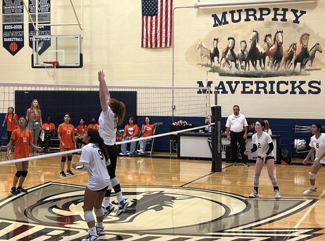 Lady Mavs Home Opener last night! Way to start the season with a win! <a href="/MurphyMiddle/">Murphy Middle School</a> <a href="/MMS_Athletics12/">Murphy Middle School Athletics</a> <a href="/PlanoISDAthDept/">PISD Athletics</a>