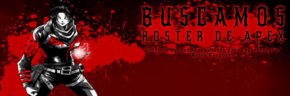 LuZi_GoD's tweet photo. Astro✨
🔴TE ESTAMOS BUSCANDO 🔴
⭐️ ESTAMOS BUSCANDO GENTE F/A⭐️
☀️ CHICOS QUE QUIERAN REPRESENTAR LA MARCA DE @AstroE_Sports EN FUTUROS TORNEOS ☀️ 
⚡️ REQUISITOS⚡️
☑️ COMPROMETIDOS
☑️ EXPERIENCIA
👀 INTERESADOS MANDAR DM 

SE APRECIAN 🔁 Y ♥️ 
@Darknes0216 
@AstroE_Sports https://t.co/xq0sh6QXhT