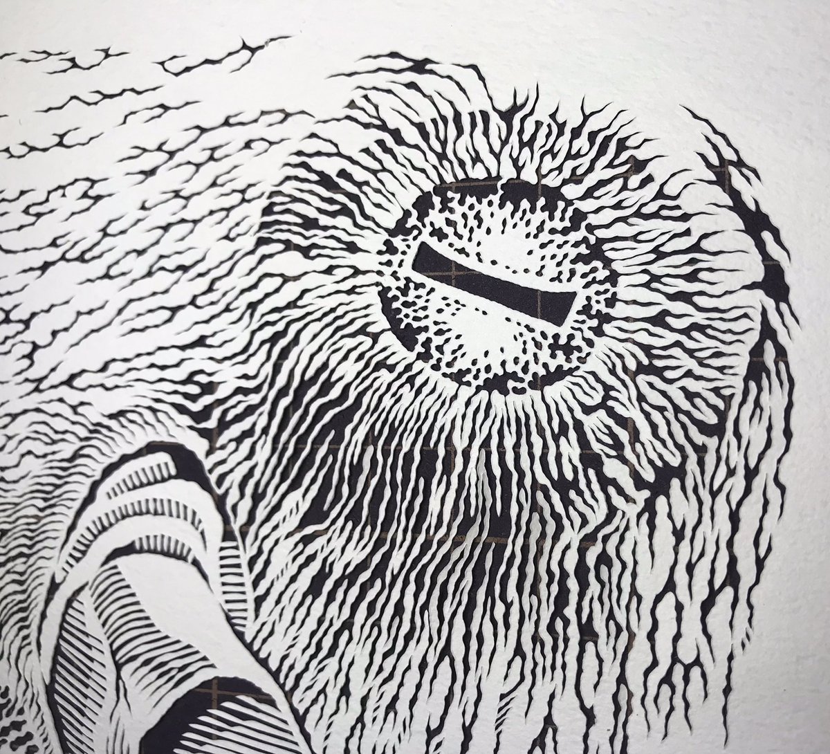 目
#切り絵 