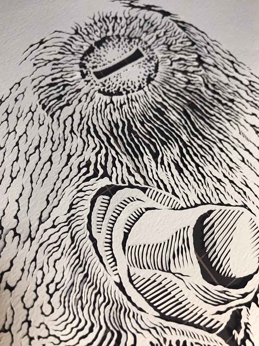 目
#切り絵 