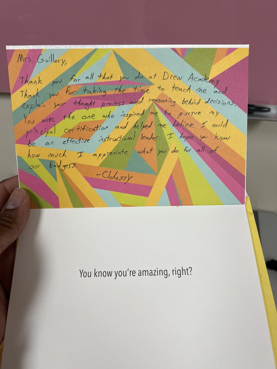 Le_Guillory's tweet photo. The heart will lead in ways that you don’t  think imaginable. THIS is work of the heart! @Ms_Clohessy These are the kindest words I’ve ever read as an educator! Better than gummies…and that’s tough to beat! I L🖤VE YOU and allllll the work you do! #OperateInYourGreatness https://t.co/9Bzn7LokNz