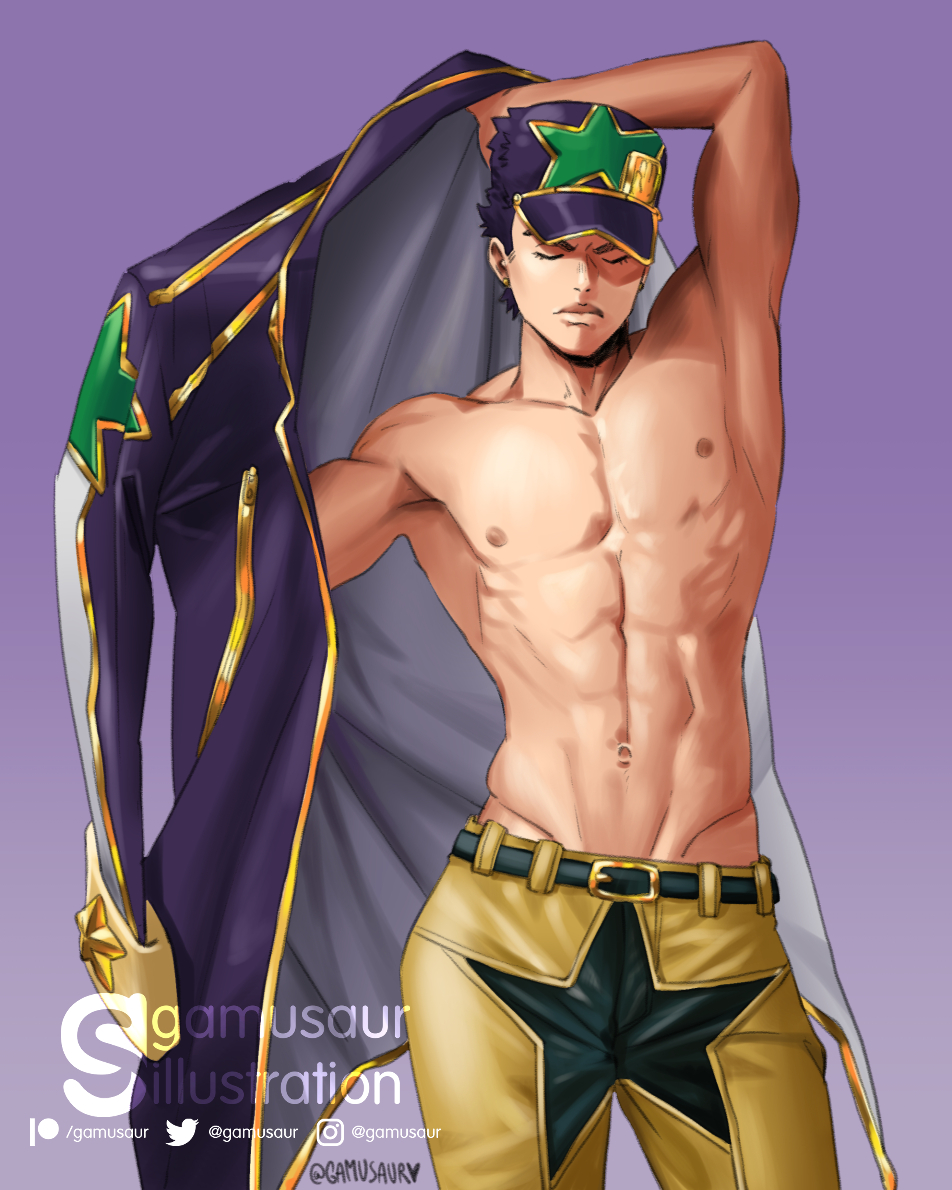 空条承太郎 「Jotaro with those pants :D I think they 」|Gamu 🐠✨🌸のイラスト