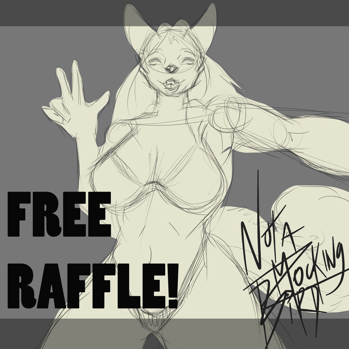 NotAMocka's tweet photo. Free Raffle, check it out here ! >https://t.co/gIxI1zHsKX, or dm me for info!
#furry #free #raffle #freeraffle #freeart https://t.co/ckL4bSPlxd