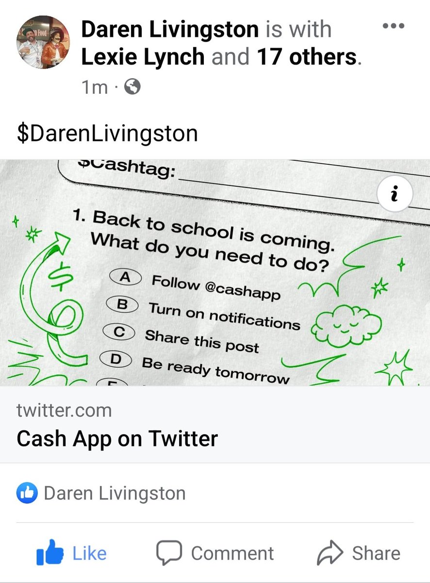 Jungles1Chef's tweet photo. @CashApp #CasAppExtraCredit #CashApp $DarenLivingston https://t.co/sjQYLHJlZc