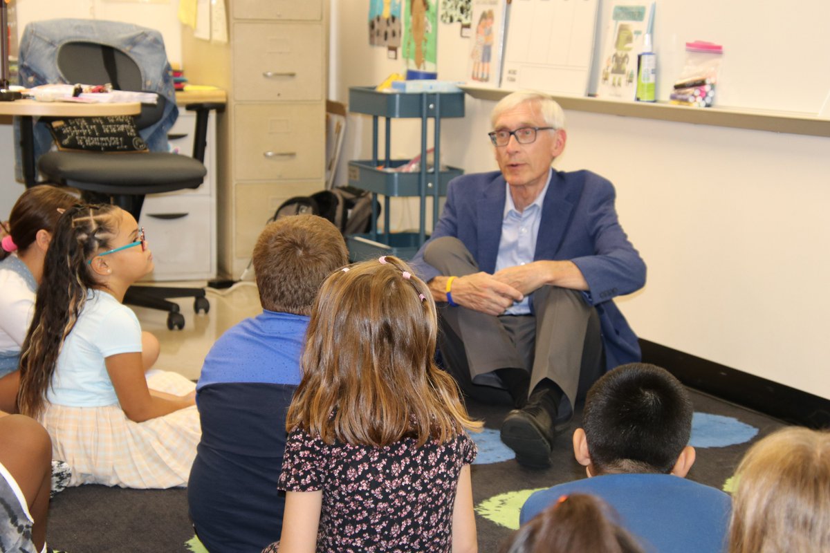 Thank you <a href="/GovEvers/">Governor Tony Evers</a>, State Supt. <a href="/DrJillUnderly/">Dr. Jill Underly, WI State Superintendent</a>, <a href="/StateRepTip/">Rep. Tip McGuire</a> and Racine <a href="/MayorCoryMason/">Cory Mason</a> for making a special visit to Gilmore Fine Arts today to help welcome students back to school! It's going to be a great year! #YouBelongHere