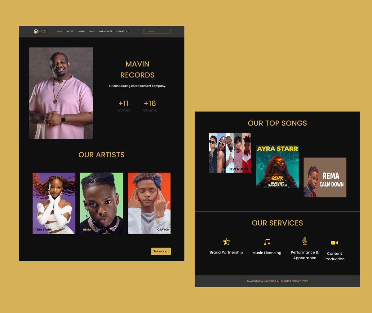 Oladoyin0's tweet photo. #Day14
Design a landing page for Mavins (Nigeria music Record Label)
#I4G30DaysOfDesign
#Ingressive4good
#IMConf https://t.co/QrZwCKlWm1
