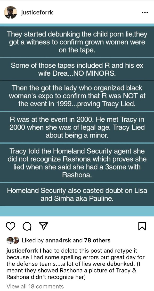 FreeRSK2020's tweet photo. #RKelly Update: The cat is finally out of the bag. #RKelly wasn’t found engaging with any MINORS on the sextapes. In summary, the sextapes involved sex acts with his ex-wife, #AndreaKelly, & other women. View details below 👇 https://t.co/rzW4lNasys