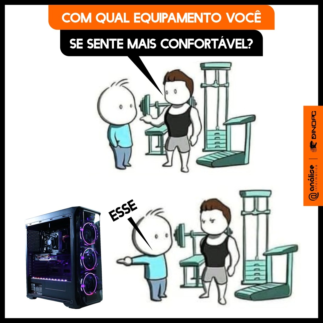 Apenas o de mais alto nível!!!!!
analiseinformatica.com.br
#DinoPC #PCGamer