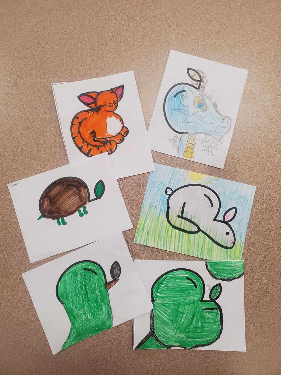 KMtheELAteacher's tweet photo. Our first #ThinkOutsidetheBoxThursday of the year! Here are a a few of my favorites! So creative! @hempfield https://t.co/ejXnTZ3tCs